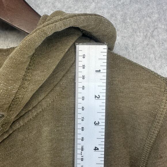 Vintage Polo Jeans Company Ralph Lauren Hoodie Sweatshirt Size L Green Full Zip - Picture 8 of 12